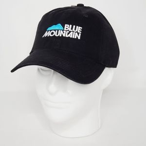 Blue Mountain Dad Cap - Black
